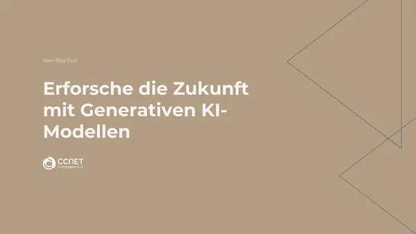 Erforsche die Zukunft mit Generativen KI-Modellen