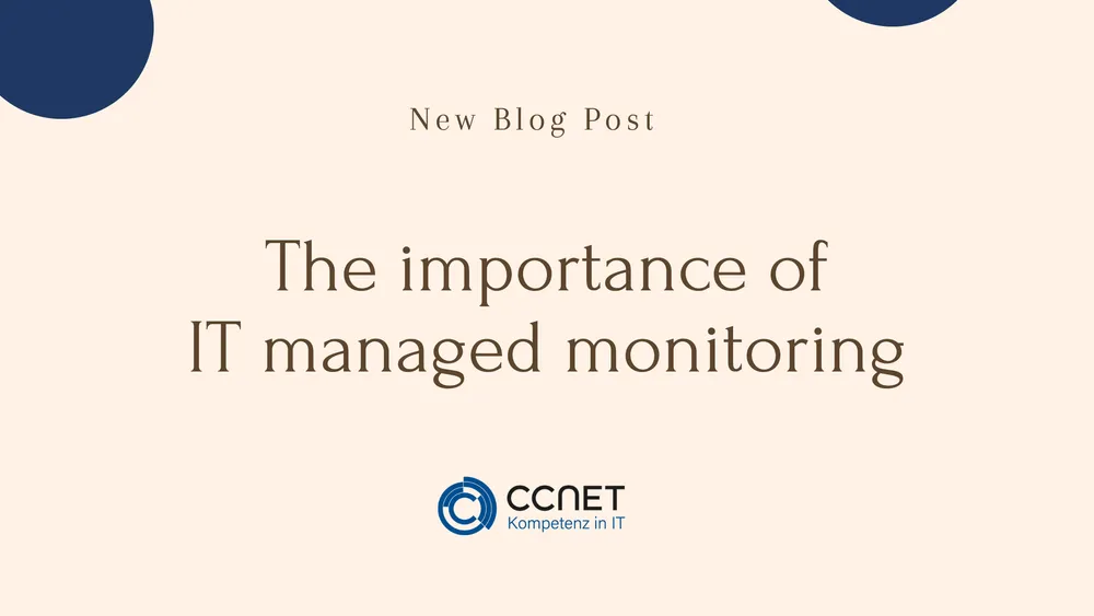 The importance of IT managed monitoring