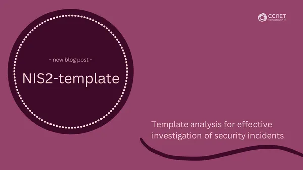 Template analysis for effective investigation of security incidents