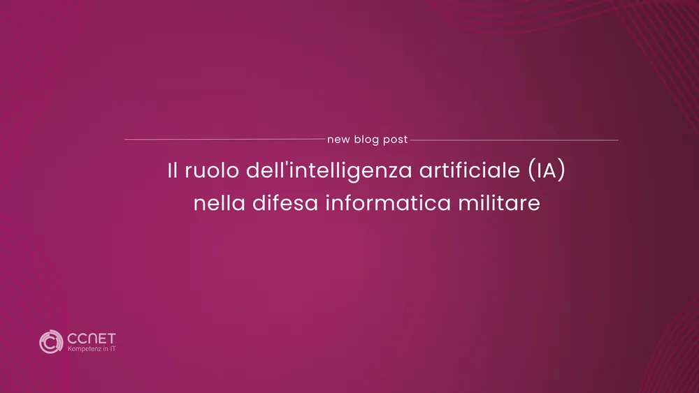 Il Ruolo dell'Intelligenza Artificiale (IA) nella Difesa Cibernetica Militare