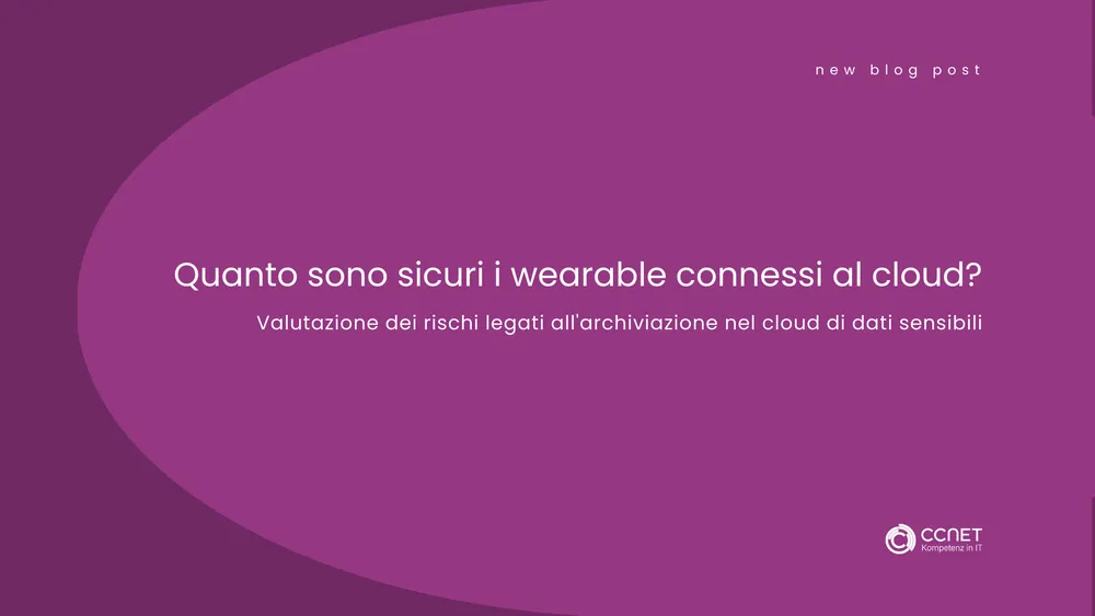Quanto sono sicuri i wearable connessi al cloud?: Valutazione dei rischi legati all'archiviazione nel cloud di dati sensibili