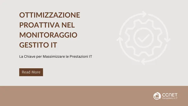 Ottimizzazione Proattiva nel Monitoraggio Gestito IT: La Chiave per Massimizzare le Prestazioni IT