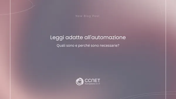 Leggi adatte all'automazione: necessità e progettazione per un futuro efficiente