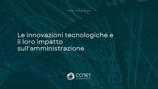 Innovazioni tecnologiche e i loro effetti sulla gestione