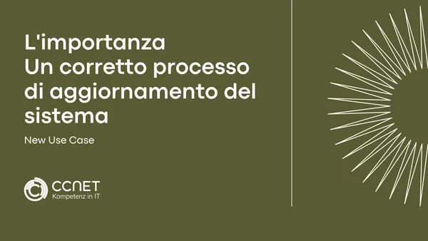 Caso d'uso: Servizi gestiti IT - Aggiornamenti del sistema