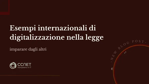 Esempi internazionali di digitalizzazione nella legge: imparare dagli altri